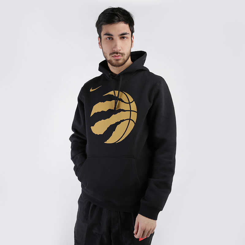 мужская черная толстовка Nike NBA Raptors City Edition Logo CD3266-010 - цена, описание, фото 1